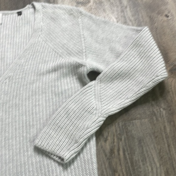 CAbi Women’s Grey Deep V Sweater with Zippered sides, style 3531, size XS - Picture 7 of 13